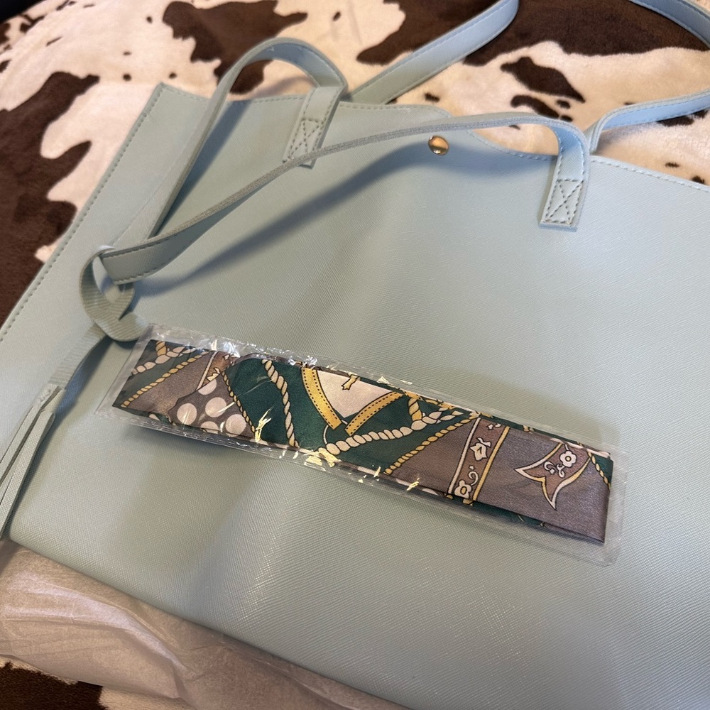 Dreubea baby blue purse / bag